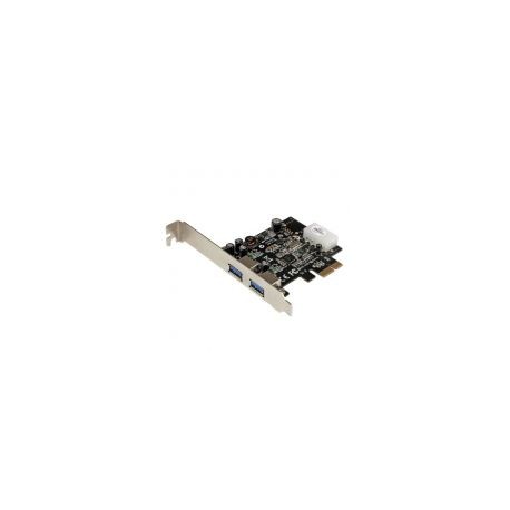 Tarjeta Pcie2 Ptos  Con Usb 3.0 Fuente Molex Uasp  Startech Pexusb3S25