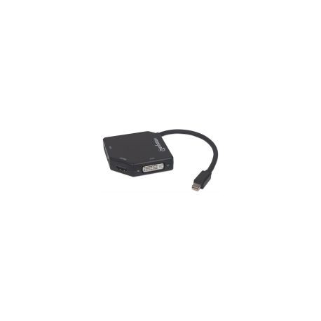 Cable Adaptador Manhattan Mini Displayport A Hdmi Vga Dvi 4K 207720