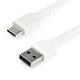Cable Usb-C Startech 2M Blanco Con Fibra Aramida Rusb2Ac2Mw