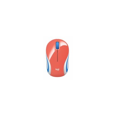 Mouse Mini Logitech Inalambrico M187 Rojo 910-005362