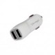Cargador Para Auto Vorago Au-103 Blanco 2 Puertos Usb Blister