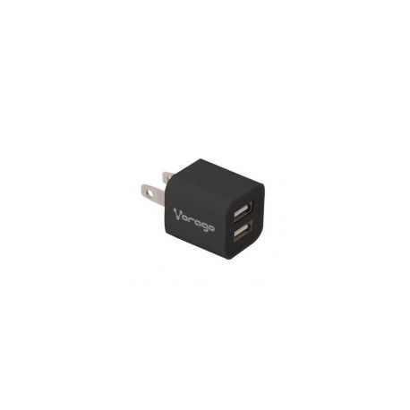 Cargador De Pared Vorago Au-106 Negro