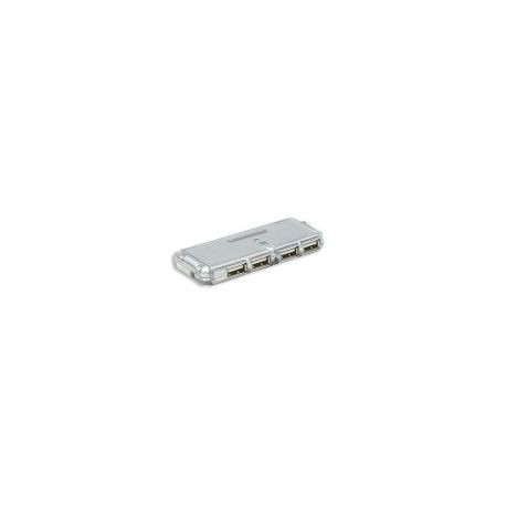 Concentrador Hub Manhattan Usb V2.0  4 Ptos Mini Sin Fuente 160599