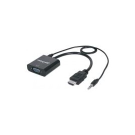 Convertidor Video Manhattan Hdmi A Svga+Audio 151559