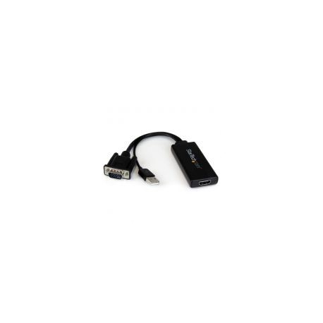 Convertidor Vga A Hdmi Con Usb Audio Y Alimentacion Startech Vga2Hdu