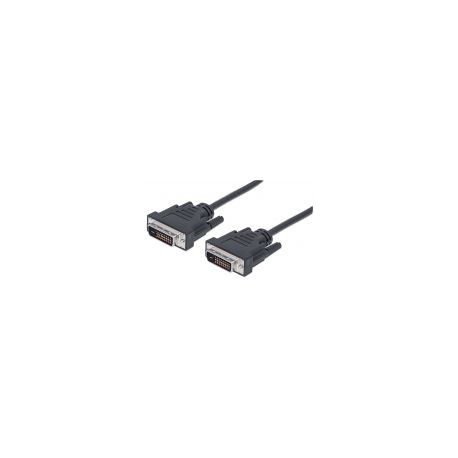 Cable Manhattan Dvi D Enlace Dual M-M 1.8M 328838