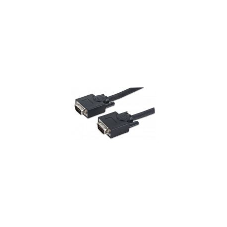 Cable Monitor Manhattan Svga 8Mm Hd15M-M 30.0M 337342
