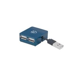 Hub Usb Manhattan 4 Ptos 2.0 Mini 160605