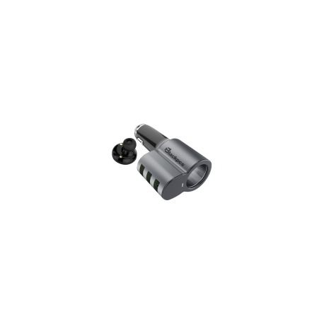 Cargador Para Auto Blackpcs 3 Puertos Usb (Epi053Bt-Bl)