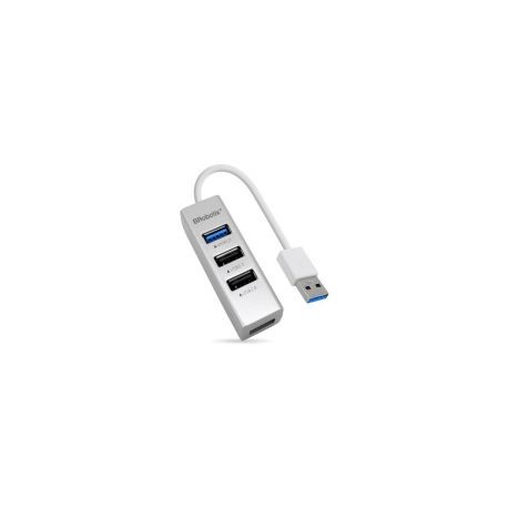 Hub Brobotix 1 Puerto Usb-A 3.0 - 3 Puertos Usb-A Plata 263038