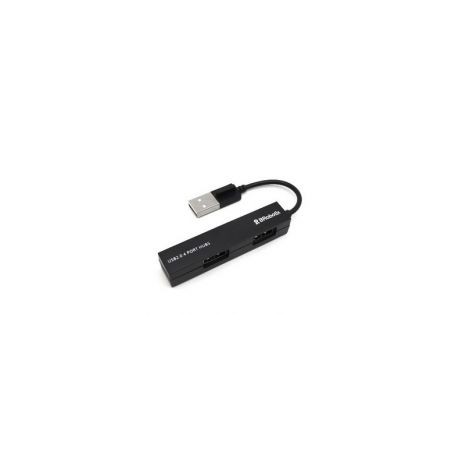 Hub Usb Brobotix Compacto 4 Puertos Usb 2.0 480 Mbit/S Negro 497677