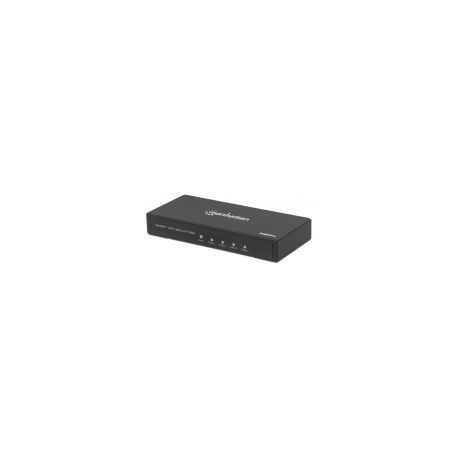 Video Splitter Manhattan Hdmi 4K 60Hz 1 In 4 Out 3D Cascada 3 (207805)