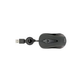 Mini Mouse Easy Line El-993346 Optico Retractil Negro
