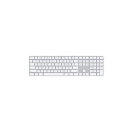 Teclado Apple Magic Keyboard Inalambrico /Alambrico Bluetooth Plata/Blanco Mk2C3Ll/A