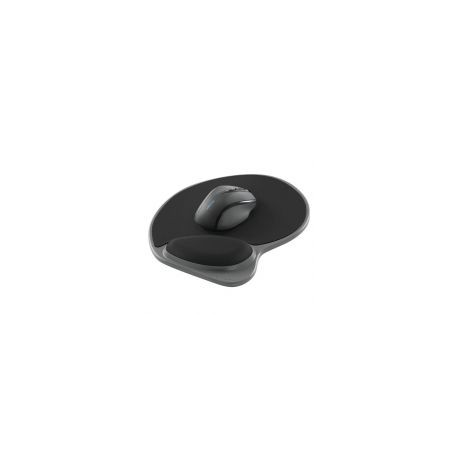 Mousepad Kensington P8691 Descansa Munecas Gel Negro Base Rigida