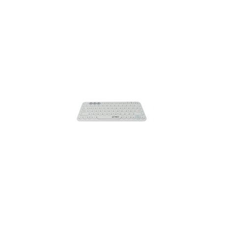 Teclado Multidispositivo Acteck Bt 300Hrs Recargable Blanco Ac-931670