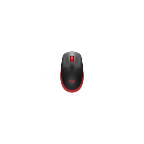 Mouse Logitech Inalambrico M190 Rojo Ambidiestro 910-005904