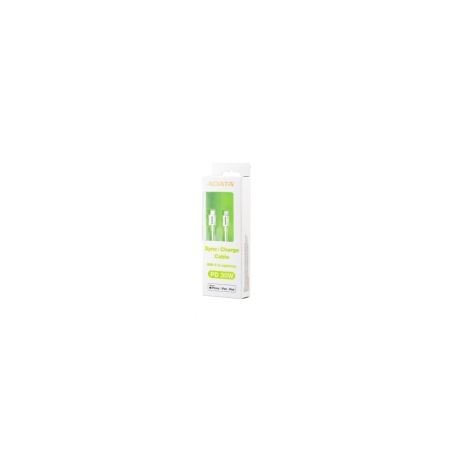 Cable Adata Lightning Apple 1M Blanco (Amfipl-1M-Cwh)