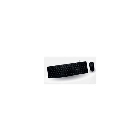 Kit Acteck Teclado Estandar / Mouse Alambrico Usb Negro Ac-928984