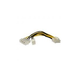 Cable Alimentacion  0.15M Eps 4 Pin Y Lp4 A 8 Pines Startech Eps48Adap