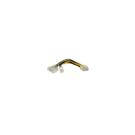 Cable Alimentacion  0.15M Eps 4 Pin Y Lp4 A 8 Pines Startech Eps48Adap