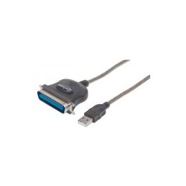 Convertidor Manhattan Usb A Paralelo Cen36, Para Impresora, 317016