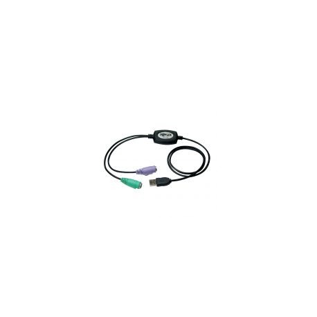 Adaptador Tripp Lite B015-000 Cable Usb A Macho A Ps/2 Hembra Negro
