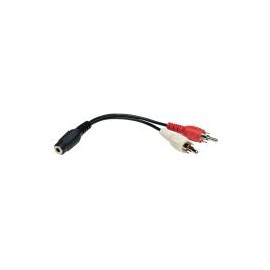 Cable Divisor Mini Estereo 3.5Mm A 2 Rca Macho Tripplite P316-06N