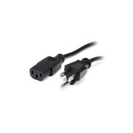 Cable De Poder Startech Nema5-15P A C13 Coupler 1.8M Negro Pxt101