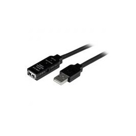 Cable Startech Usb Macho A Usb Hembra 10M Negro Usb2Aaext10M