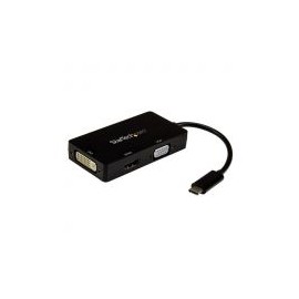 Mini Adaptador Multipuertos Startech Usb-C A Hdmi Dvi Vga