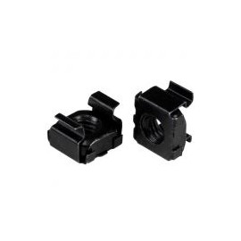 Paquete De 100 Tuercas Startech Cabcagent62B Emjauladas M6 Negro
