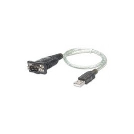 Convertidor Manhattan Usb A Serial Db9M 205146