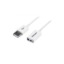 Cable 1M Extension Usb 2.0 Macho-Hembra Blanco  Startech Usbextpaa1Mw