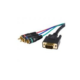 Cable Adaptador 91Cm Vga Hd15 A Video Componente Startech Hd15Cpntmm3