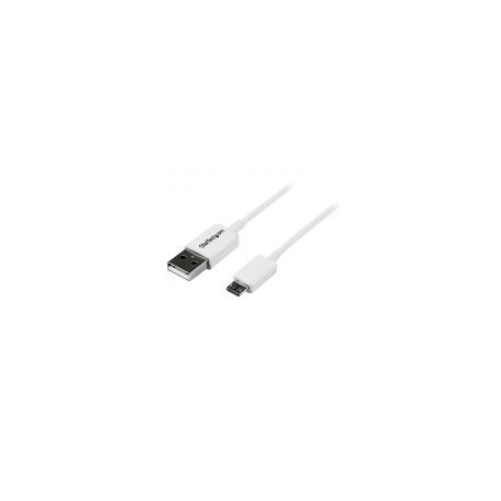 Cable 2M Micro Usb B A Usb A  Adaptador Blanco Startech Usbpaub2Mw