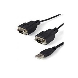 Cable 1.8M Usb A 2  Ptos Serial Con Retencion Com  Startech Icusb2322F