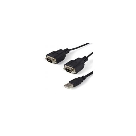 Cable 1.8M Usb A 2  Ptos Serial Con Retencion Com  Startech Icusb2322F