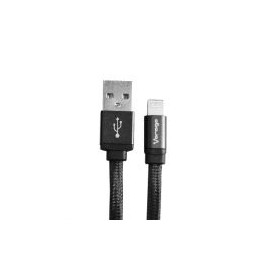 Cable Vorago Cab-213 Usb A Lightning 2 Metros Negro