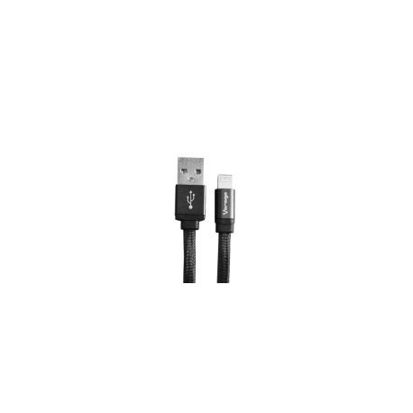 Cable Vorago Cab-213 Usb A Lightning 2 Metros Negro
