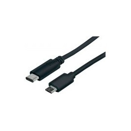 Cable Usb Tipo-C Manhattan, Cm-Micro Bm 1.0M Negro 353311