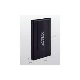 Gabinete Disco Duro Acteck-E 2.5" Sata Usb 3.0 Negro Ac-929073