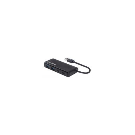 Hub Manhattan Usb A 3.2 Gen 1 4 Ptos2 Usb C 2 Usb A 5Gbps 164887