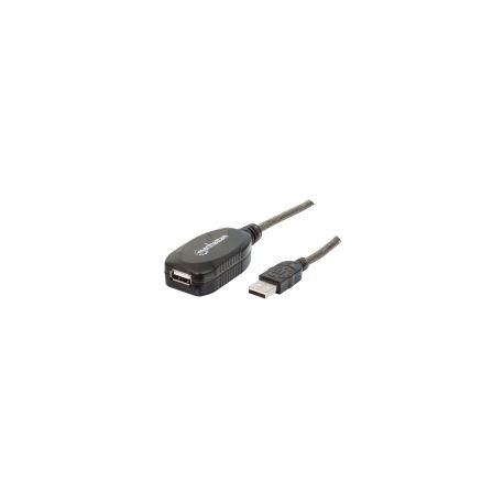 Cable Usb Manhattan V2.0 Ext. Activa 10.0M Bolsa 151573