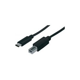 Cable Usb C A Usb B Manhattan 353304 1M Color Negro