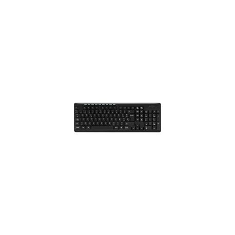 Teclado Multimedia Inalambrico Negro Acteck Ac-913973