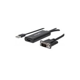 Convertidor Manhattan Video Vga + Audio Usb A Hdmi 152426
