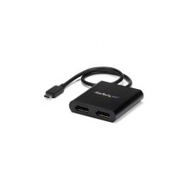 Startech Divisor Usb-C A Displayport 2 Puertos 3840X2160 Mstcdp122Dp