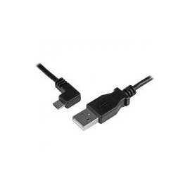 Startech Cable Micro Usb 2M Acodado Izq. Macho-Macho Usbaub2Mla
