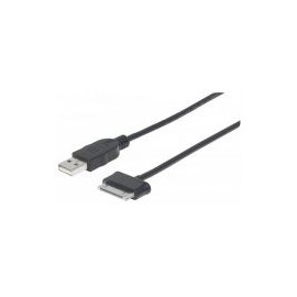 Cable Usb - Samsung 30Pin Macho 1M Manhattan Negro 354240